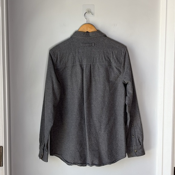 Legendary Whitetails Shirt Men's Medium Flannel Chamois Button Up Gray Corduroy - Picture 5 of 7